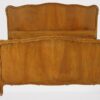 Chippendale Doppelbett mit Bastgeflecht