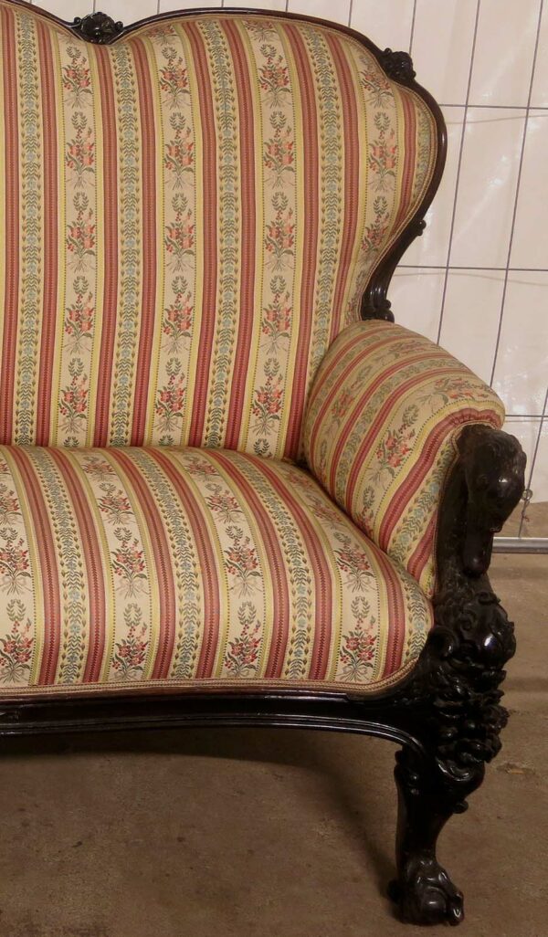 Louis Philippe Sofa mit Schwänen