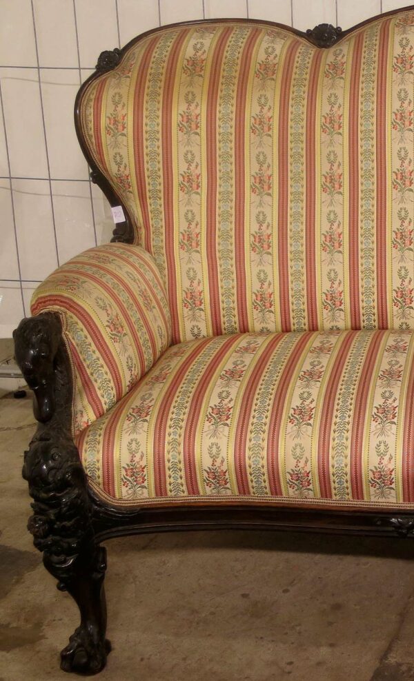 Louis Philippe Sofa mit Schwänen