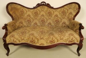 Louis Philippe Sofa aus Mahagoni