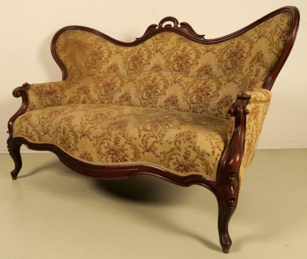 Louis Philippe Sofa aus Mahagoni