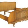 Chippendale Doppelbett aus Nussbaum