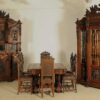Neunteiliges figürliches Historismus Speisezimmer