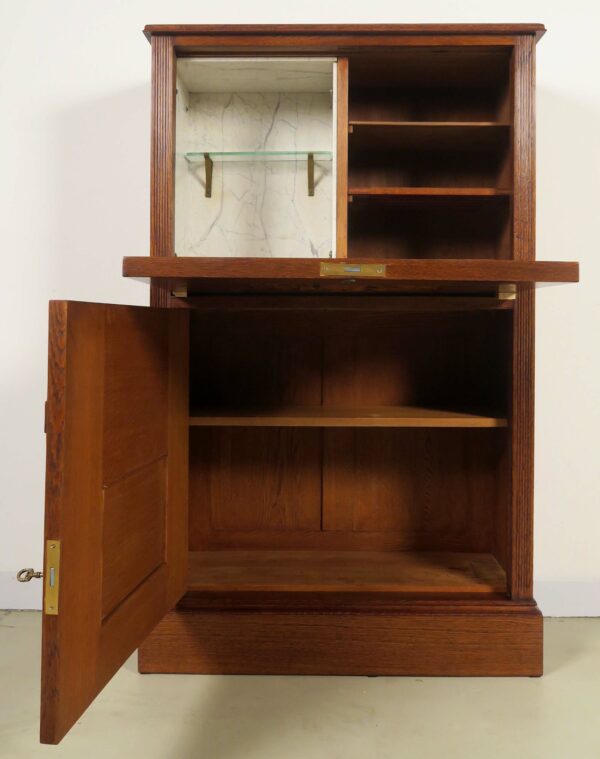 Restaurierter Jugendstil Barschrank / Kabinettschrank