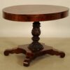 Ovaler Spätbiedermeier Sofatisch