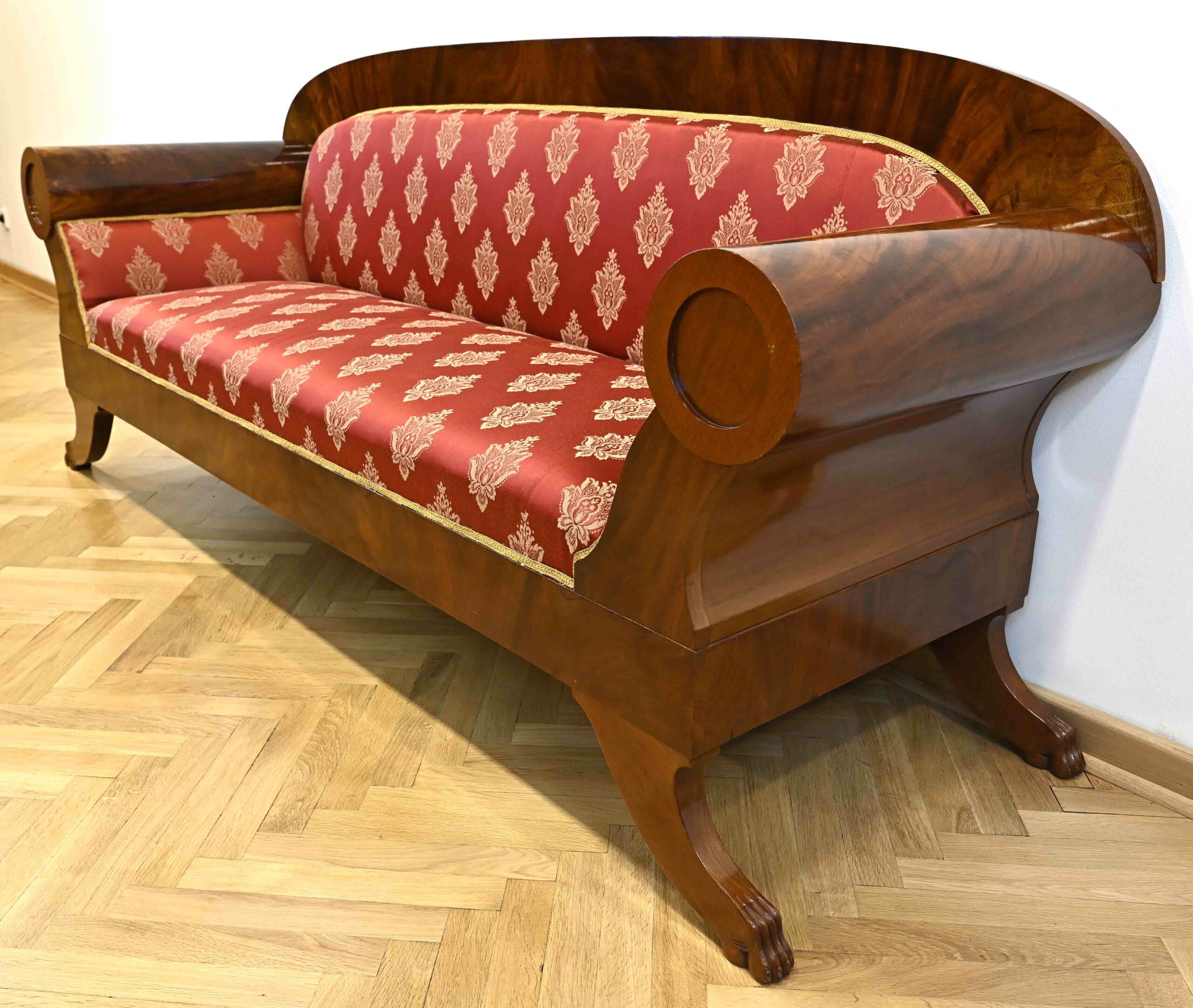 Restauriertes Biedermeier Sofa Aus